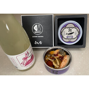 3か月間毎月届く！国産食材の缶詰と日本酒セット
