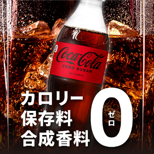 【2ヶ月定期便】コカ・コーラ　ゼロ500mlPET×48本｜コカ・コーラ 飲料 ドリンク 飲み物 炭酸 ジュース 北海道 札幌市
