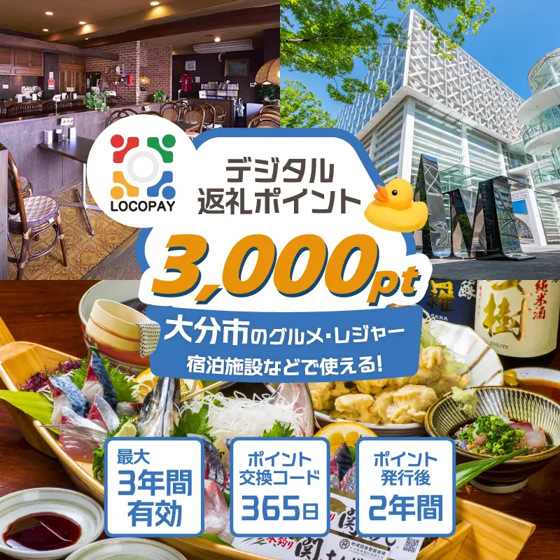 LOCOPAYデジタルポイント【3,000ポイント】 P01090