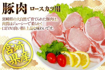 豚肉 ロース 宮崎県産 豚肉ロースカツ用 30枚 セット [TRINITY 宮崎県 日向市 452061323]