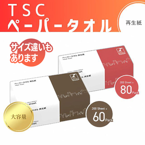 【ふるなび限定】【圧縮梱包だから大容量！】ペーパータオル 再生紙 中判 200枚入 レギュラー 60パック FN-Limited-SP｜家庭用 手拭き キッチン 掃除 介護 病院 施設 備蓄 防災 業務用 省スペース コンパクト 消耗品 衛生ラボ [0465]