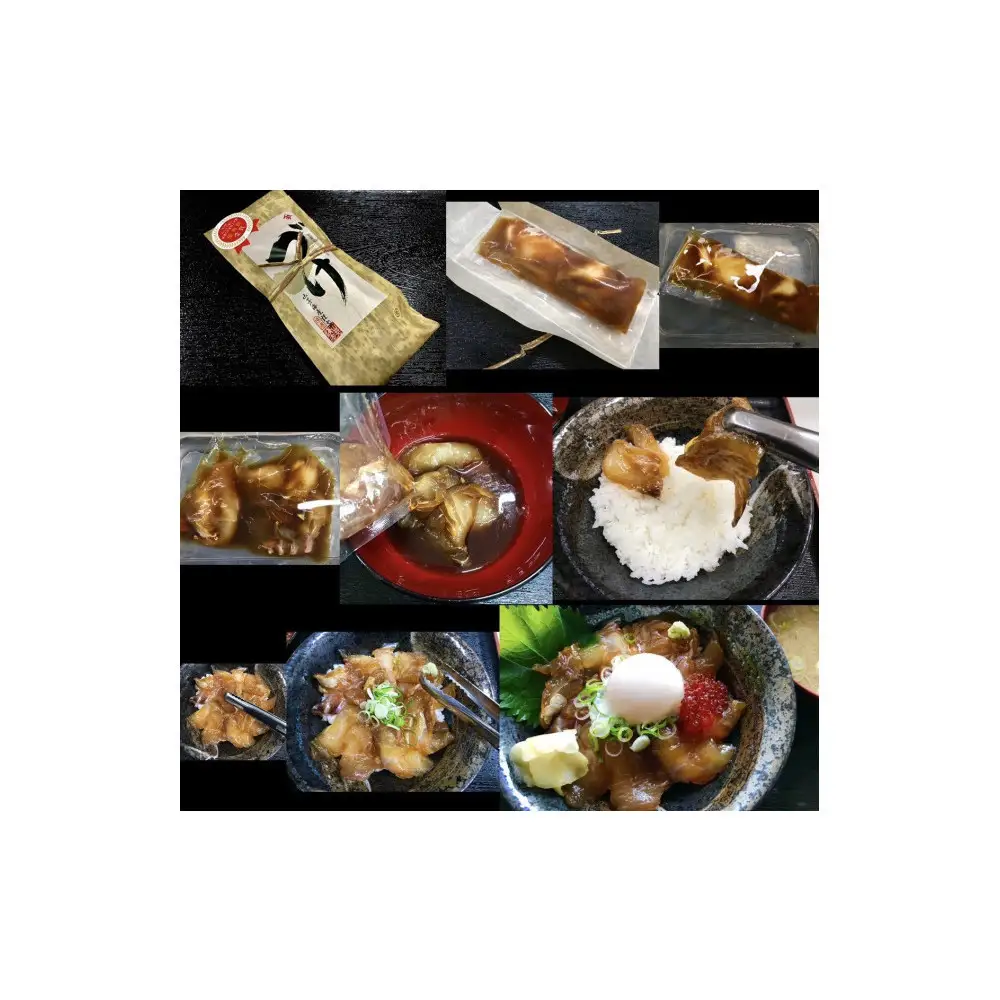 ＜水産加工大賞受賞！＞づけ丼・昆布じめ丼の素セット(づけ丼×3本・昆布じめ丼×1本・計4本×3回お届け)