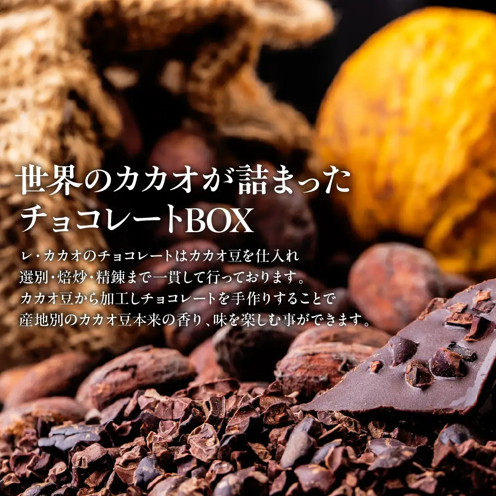 LES CACAOS　レ・カカオ　チョコレート詰め合わせ