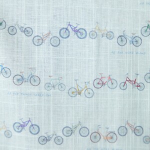 CLOFT 綿100％長袖オリジナルプリントシャツ”自転車柄” XL 0139-016-S07-3