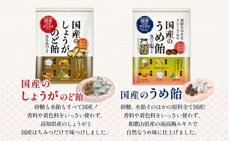 加藤製菓 飴 4種 セット 計7袋  しょうが飴 梅飴 ミルク飴 塩飴 のど飴 飴 あめ キャンディー お菓子 国産 日本産 アソート 個包装 まろやか 持ち歩き お取り寄せ 送料無料 愛知県 あま市