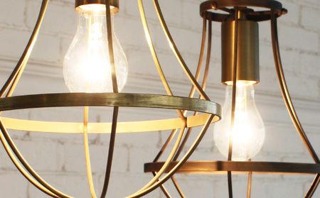 ディクラッセ Gemma small pendant lamp antique brown【067-001】