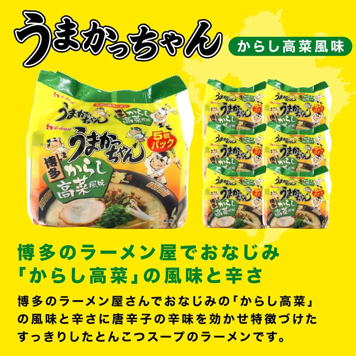 VY011 うまかっちゃん からし高菜風味 合計30袋