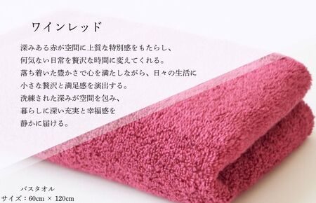 （今治タオルブランド認定）Over the Moon バスタオル1枚（レッド）【I004120BT1R】