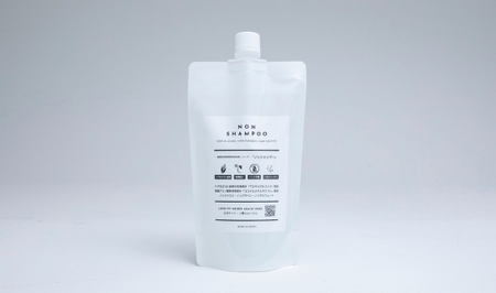 8-9 トウモロコシから生まれた敏感肌用シャンプー NON SHAMPOO 400ml | ヘア 髪 家族 日用品 使い心地 敏感肌