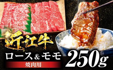 近江牛ロース＆モモ（焼肉）250g  栗東市 / 有限会社 岡山[BIBE046]