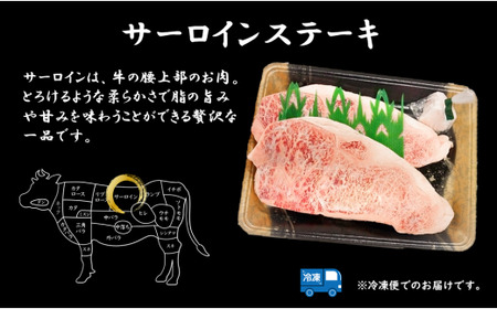 A5等級 黒毛和牛 サーロインステーキ 約400g（約200g×2枚）岡山県産（ハックルベリーフィン）