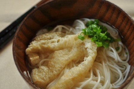 国産原料100％使用　淡路手延べそうめん「うずしおの華」18把　木箱入り
