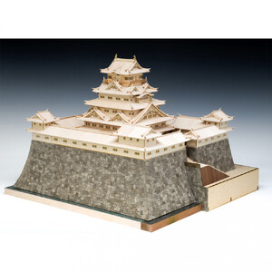 ウッディジョー　1/150　駿府城　木製模型キット