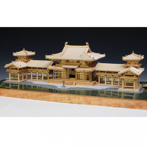 ウッディジョー　1/120　平等院鳳凰堂　木製模型キット