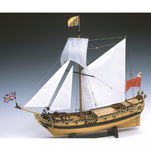 ウッディジョー　1/64　チャールズヨット　木製模型キット
