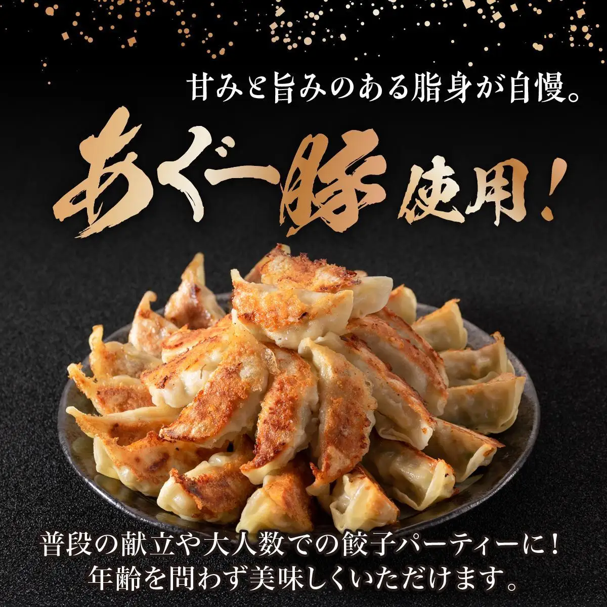 【美ら島あぐ～】餃子（20個入り／1パック×20個入り）   