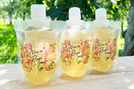 somaringo farm 飲むりんごゼリー【APPLE JELLY Nice to Ringo you!!】3個セット 飛馬ホワイト使用 青森 弘前