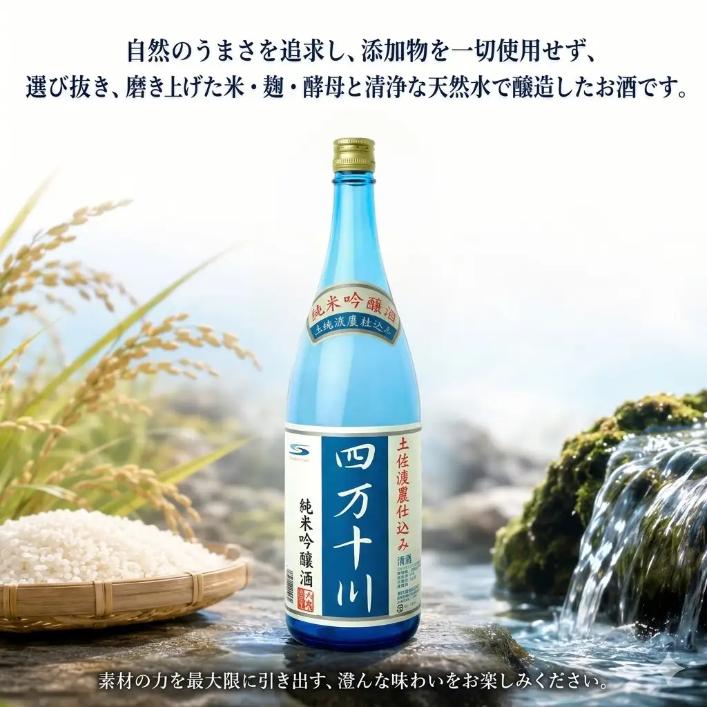 日本酒  純米吟醸 四万十川 1800ml×1本 純米吟醸 高知県 安芸市