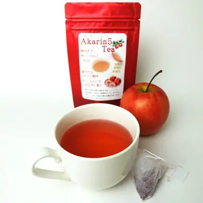 アップルティー　Akarin5Tea 1袋（5パック）りんご茶ノンカフェイン【酸っぱい】青森県五所川原市 ＡＣＴ 御所川原