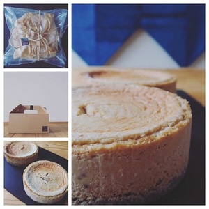 チーズケーキ グルテンフリー ヴィーガン 体に優しい玄米の NYチーズケーキ ホール オーガニックカフェウッドキャンバス ギルトフリー 乳製品不使用 小麦粉不使用 大豆不使用 お菓子 おかし 洋菓子 スイーツ 