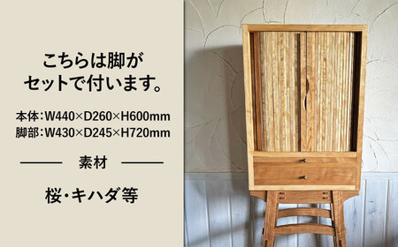 木製 小さなお仏壇（脚部あり） 糸島市 / 工房はーべすと クラフト ハンドメイド[AYA084]