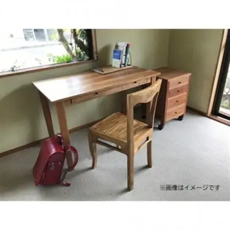 つばきやの学習机W80×D60×H73cm　オーク【1688250】