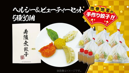 ヘルシー&ビューティーセット 5種30個｜ぎょうざ ギョウザ ギョーザ 冷凍食品 冷凍餃子 惣菜 夜ご飯 おかず おつまみ 手軽 時短 お取り寄せ グルメ