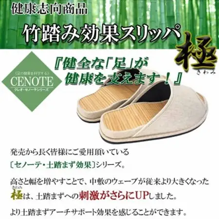 スリッパ Dセノーテロゼッタ極 Lサイズ ベージュ【1676621】