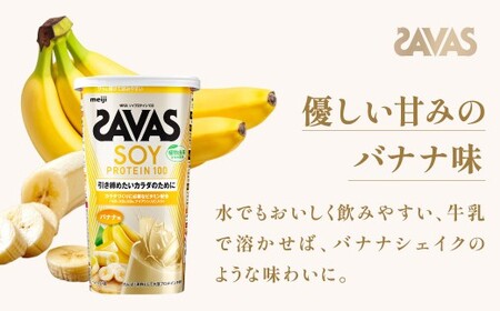 ソイプロテイン100 バナナ味 196g 【2個】 プロテイン タンパク質 たんぱく質 ビタミン バナナ味 筋トレ 筋肉 トレーニング 岡山県 倉敷市