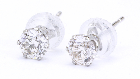 ダイヤモンド スタッド ピアス 合計 0.50ct（ハート＆キューピッドカット） ギフト 記念 贈り物 贈答用 アクセサリー ジュエリー ジュエリーマーノ 桜川市 [AH114sa]