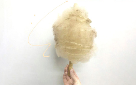 秩父銘仙　絹あめ 4個 ／ 絹あめ 綿あめ オーガニック素材 和スイーツ ギフト用 おしゃれパッケージ 伝統柄 個包装 食べ比べ お菓子セット 軽い口どけ 甘さ控えめ プレゼント 手土産 埼玉県 No.634