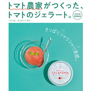 トマト農家が作ったトマトのジェラート「GELATOMA」6個 | とまと 野菜 フルーツ アイス 北海道 石狩市