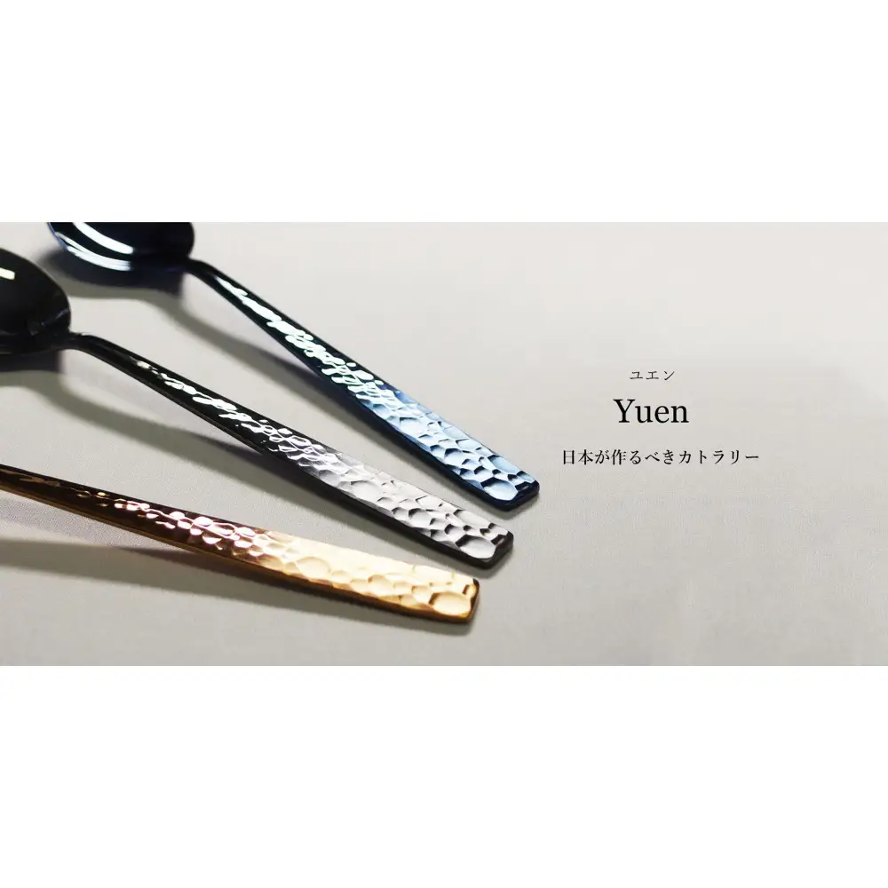 YUEN(PVD BLUE)10pcsペアディナーセット
