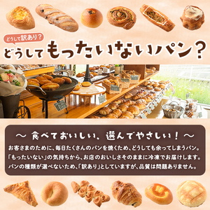 訳あり！サンセリテのもったいないパンセット (16～18個入り) ロスパン 詰合せ 詰め合わせ セット 冷凍 冷凍パン 訳アリ ランダム おまかせ お楽しみ フードロス 食べ比べ 菓子パン フランスパン デニッシュ 【ブーランジェリーサンセリテ】akn048-06