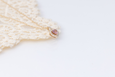 ダイヤモンド ネックレス ピンクハート K18PG 中石0.2ct サイド0.08ct ピンクトルマリン ダイヤモンド ハート K18 ピンクゴールド ジュエリー ダイヤ 18金 山梨 H-1910 SWCI015