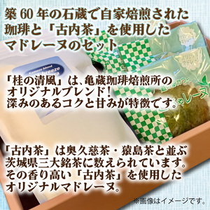 珈琲とこちゃレーヌ3個セット【桂の清風(粉)】(AF086)