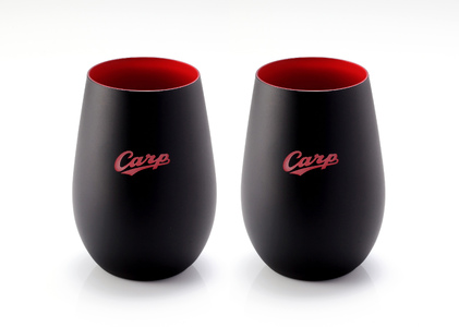 カープタンブラーBlack+RED ペア ku186-040-r