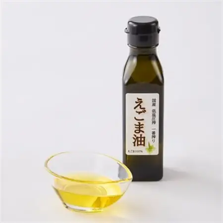 ≪110g×1本≫　国産えごま油「搾りたて」一番搾りのエクストラバージンオイル　大阪産(もん)認定品【1696292】