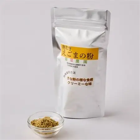 ≪100g×1≫国産皮むきえごまの粉　アルミパックチャック(ジッパー)付き　大阪産(もん)認定品【1696377】