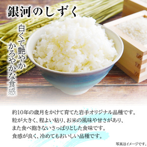 【令和7年産】 岩手県産 古川家のお米 銀河のしずく 精米 10kg （5kg×2袋）  ／ 古川伸也 こめ 米 コメ お米 おこめ ご飯 ごはん 白米 白飯 おにぎり お弁当 仕送り お取り寄せ 産地直送 農家直送 単一原料米 国産 東北 岩手県 八幡平市産 おすすめ
