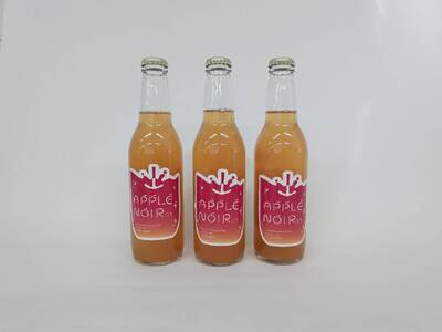 【松本産りんごを１００%使用】 酸化防止剤無添加・発酵サイダー３３０ｍｌ ３本セット