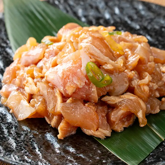 【お中元】鹿児島県産！地鶏 ゆっけ 500g(100g×5) 【00-115-05-R8OC】