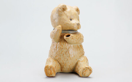 seto craft 陶器花瓶 bear クマ 瀬戸焼 瀬戸焼】 ティーポット クマ 【かしわ窯】 / 食器 急須 ギフト / 瀬戸