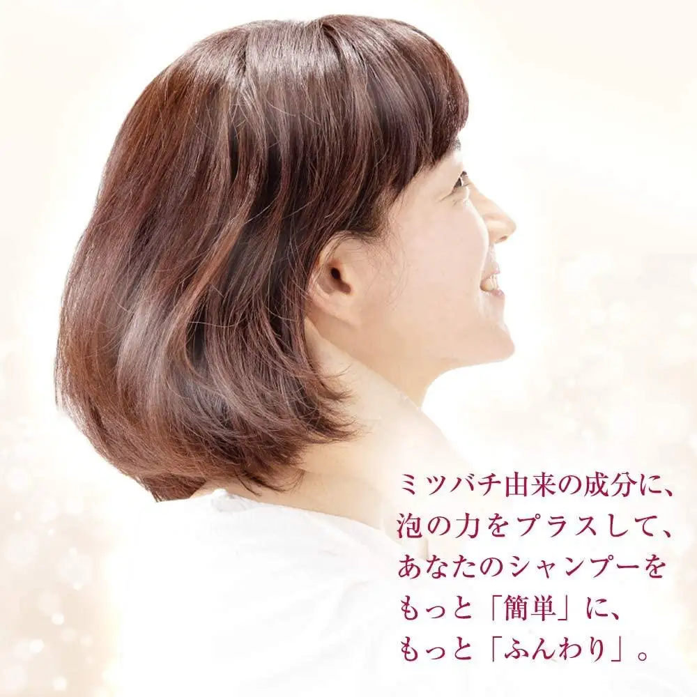 泡でふんわり薬用オールインワンシャンプー 450mL   【006-a130】【山田養蜂場】