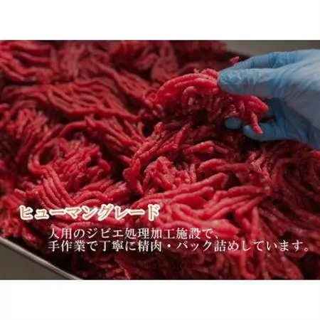 無添加ペットフード　鹿肉ミンチ　1キロ(小分け200g×5パック)　犬・猫用　ジビエ　徳島県牟岐町【配送不可地域：離島】【1706534】
