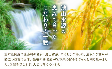 令和7年産 池山名水米 コシヒカリ 白米 精米 2kg フォーシーズン産山村
