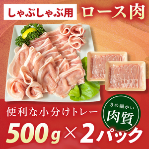 常陸の輝き　ロースしゃぶしゃぶ　(1kg)（NW-14）