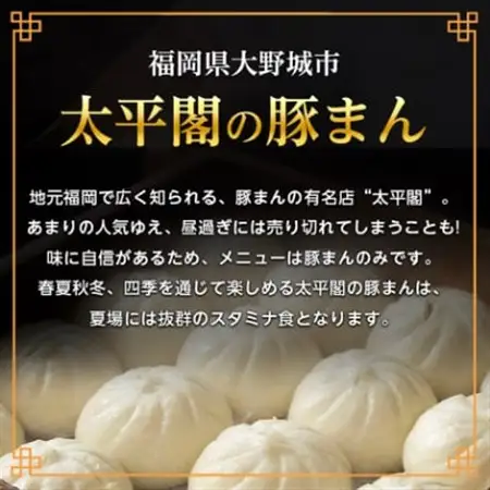 本場中国の味 太平閣の豚まん 10個　【総量 約1.2kg】【配送不可地域：離島】【1708835】