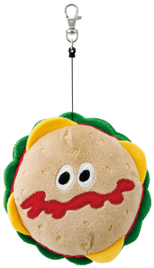 ぬいぐるみ型 リール付パスケース PASC1 BURGER CONX バーガーコンクス バーガー 奈良県奈良市 5-163 529122
