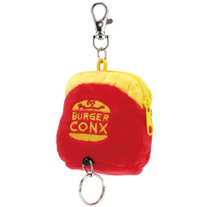 ぬいぐるみ リール付き キーホルダー ZRNK1 バーガーコンクス ポテト BURGER CONX 奈良県奈良市 4-179 683688